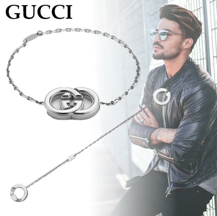 国内直営**GUCCI**グッチ インターロッキング ブレスレット