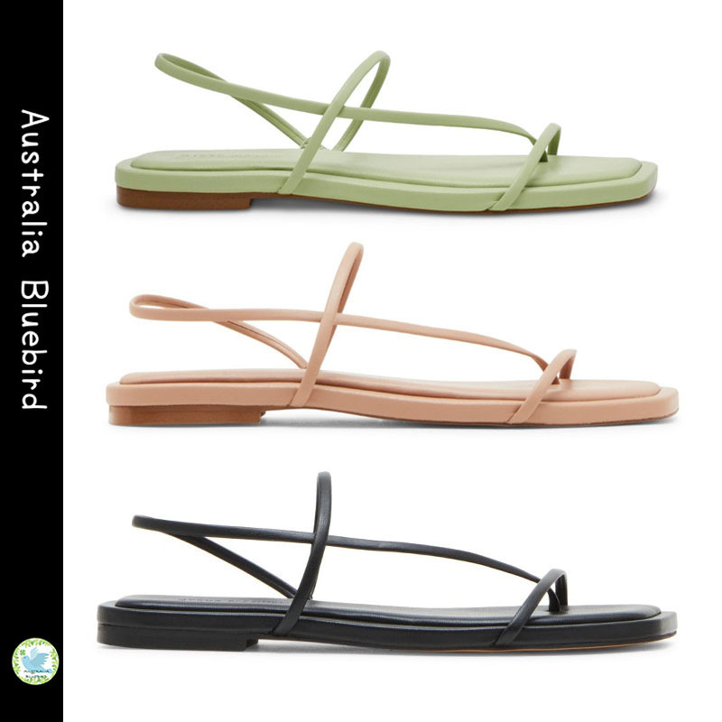 関税込★Steve Madden★Lynley フラットサンダル スクウェアトゥ