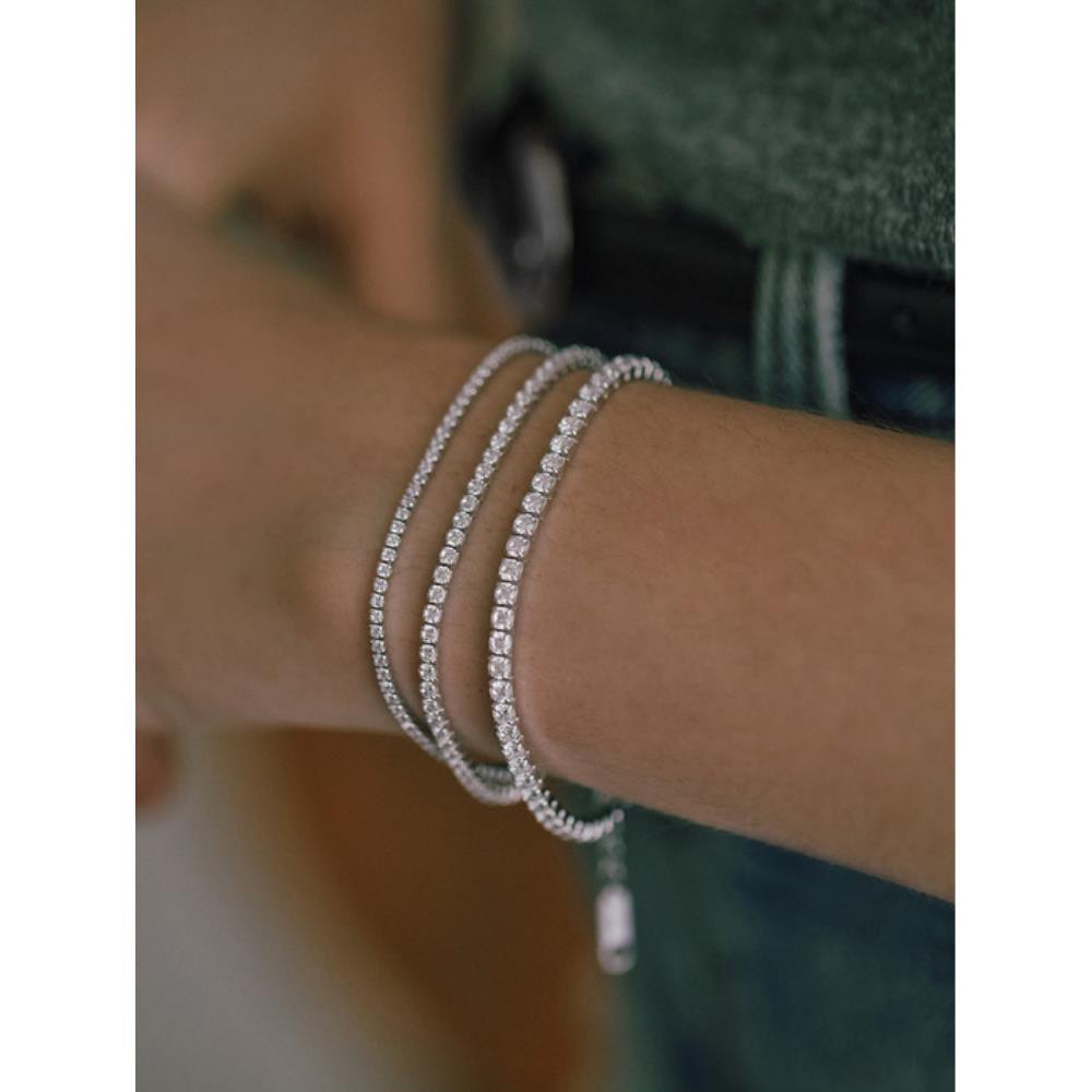 ブレスレット HYERES LOR [by IER] H Edition Silver (W) Tennis Bracelet 1.5