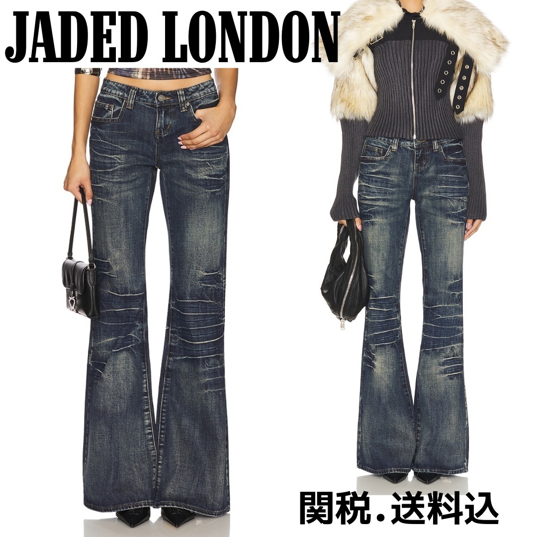 大人気！Jaded London☆Mid Blue Drift Jeans ジーンズ (JADED