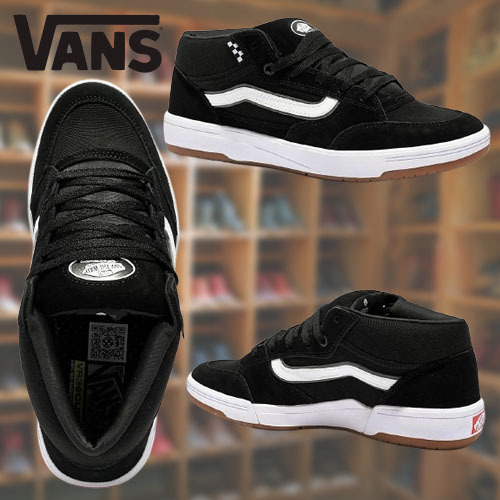 【VANS】 Skate Zahba Mid Black & White スケーター
