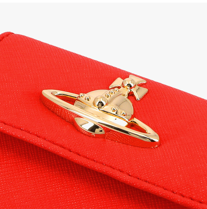 《VIVIENNE WESTWOOD》 サフィアーノ フラップ ウォレット