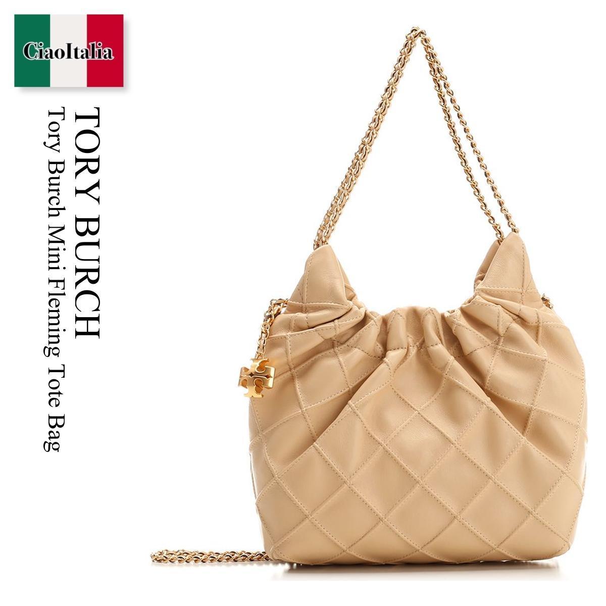 トートバッグ Tory Burch Mini Fleming Tote Bag