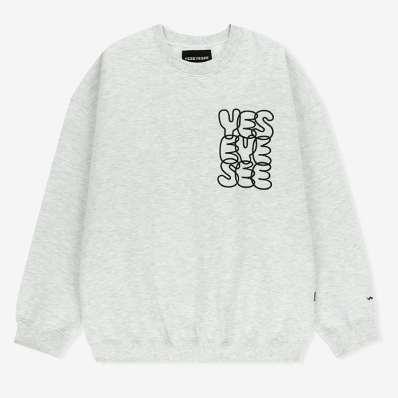 ★YESEYESEE★25SS★ C-Logo Sweatshirt★大人気★早期完売★ YESEYESEE】 C-Logo Sweatshirt (YESEYESEE/スウェット