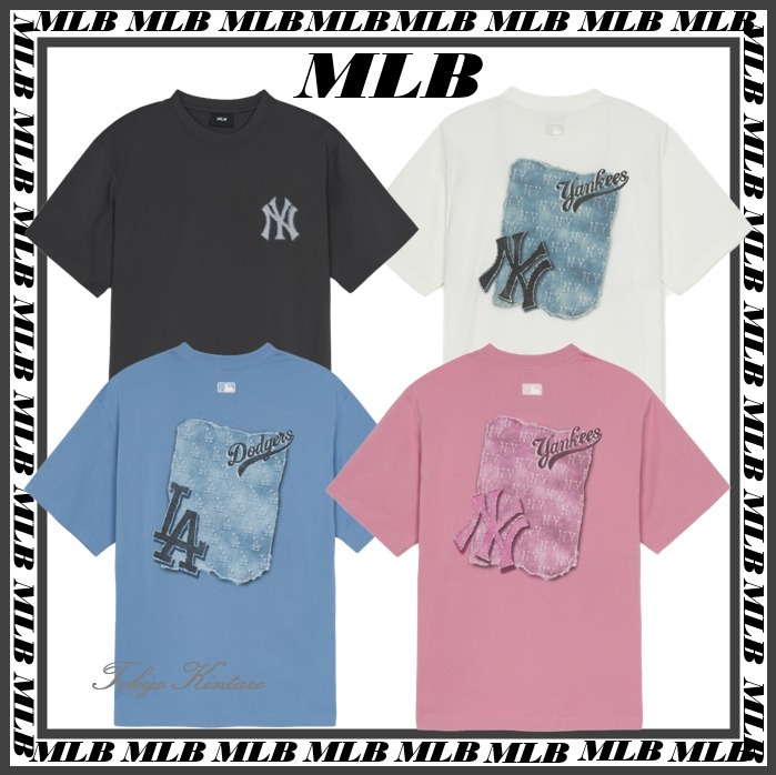 [MLB] Denim Like Monotive Overfit T-Shirt ★大人気★
