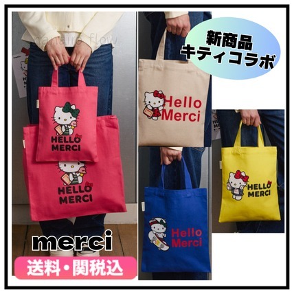 新作★Merci★ キティコラボ メルシー ミニ トートバッグ 送関込
