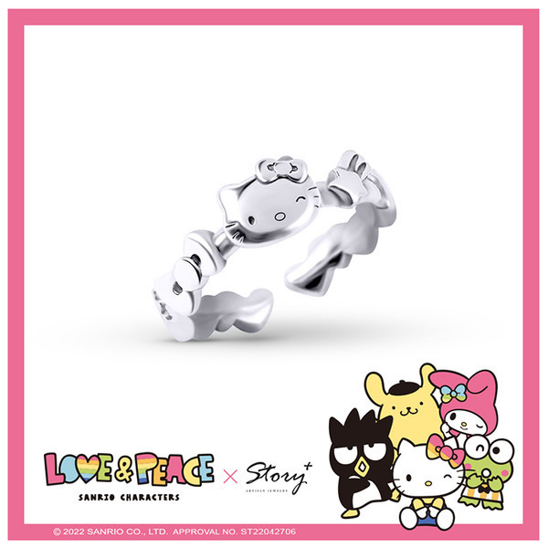 追跡有★台湾限定 Sanrio ハローキティ 純銀 リング