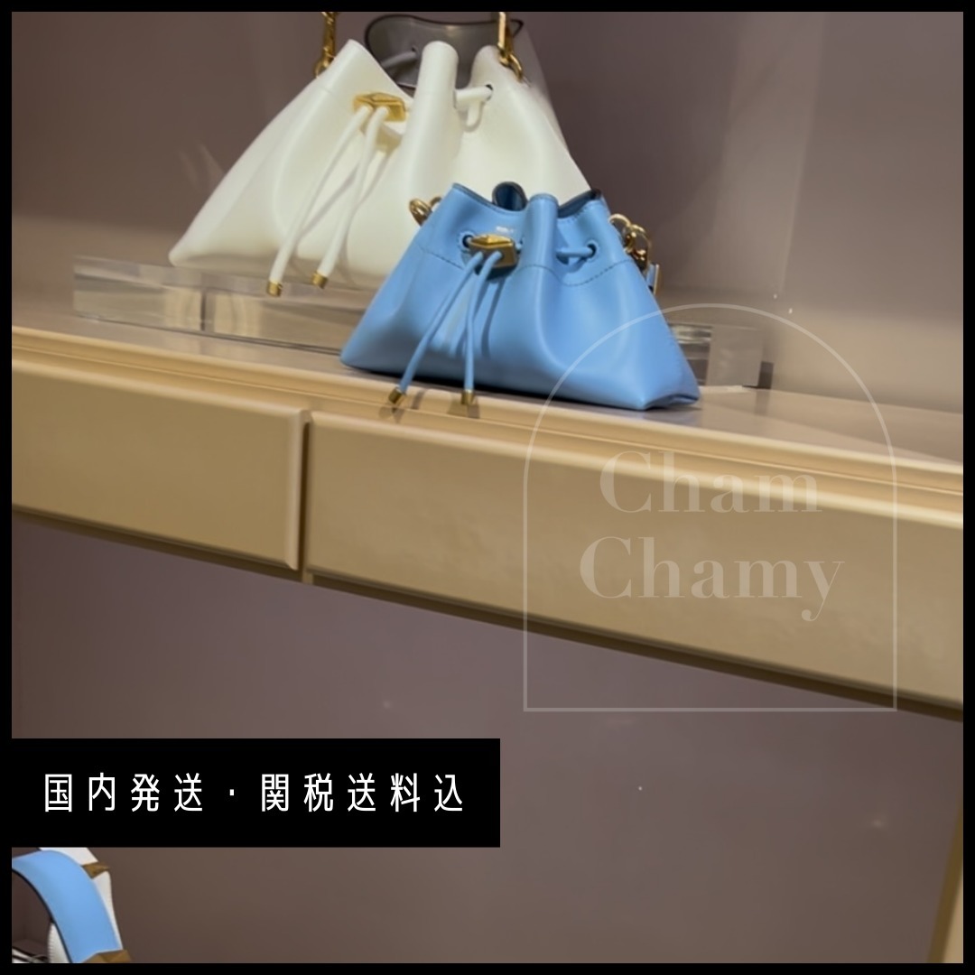国内発送【Jimmy Choo】シンチ S レザーハンドバッグ
