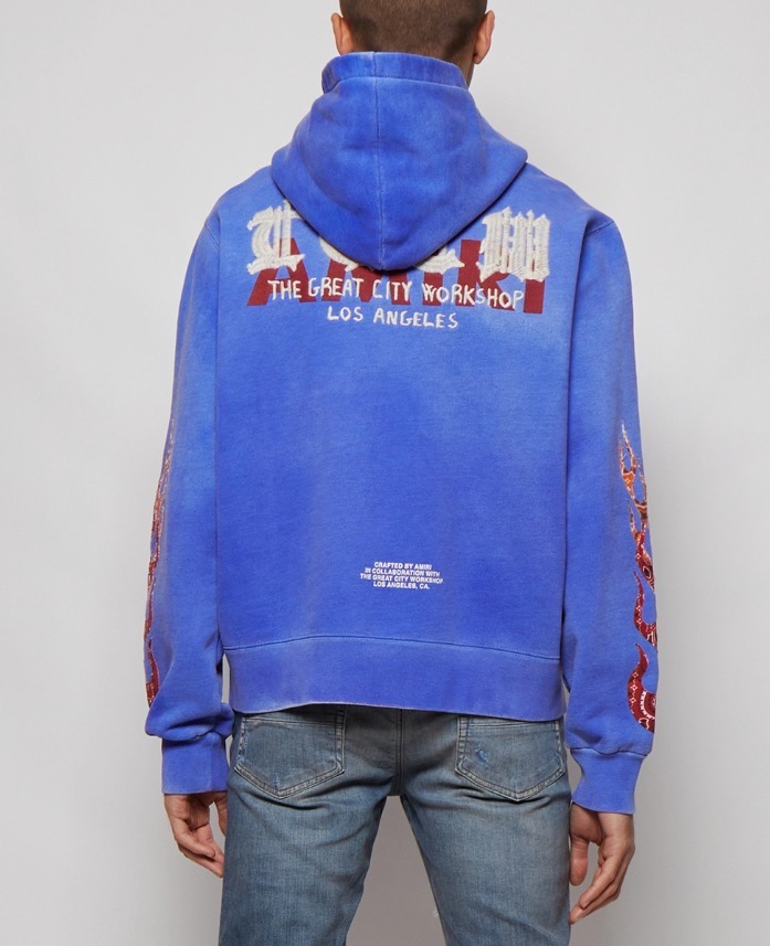 AMIRI ロゴ T.G.C.W. FLAMES プリント 長袖 パーカー ブルー 26558478_57552696_600.jpg