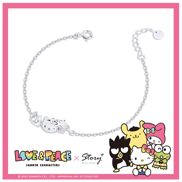 追跡有★台湾限定 Sanrio ハローキティ 純銀 ブレスレット 追跡有☆台湾限定 Sanrio ハローキティ 純銀 ブレスレット