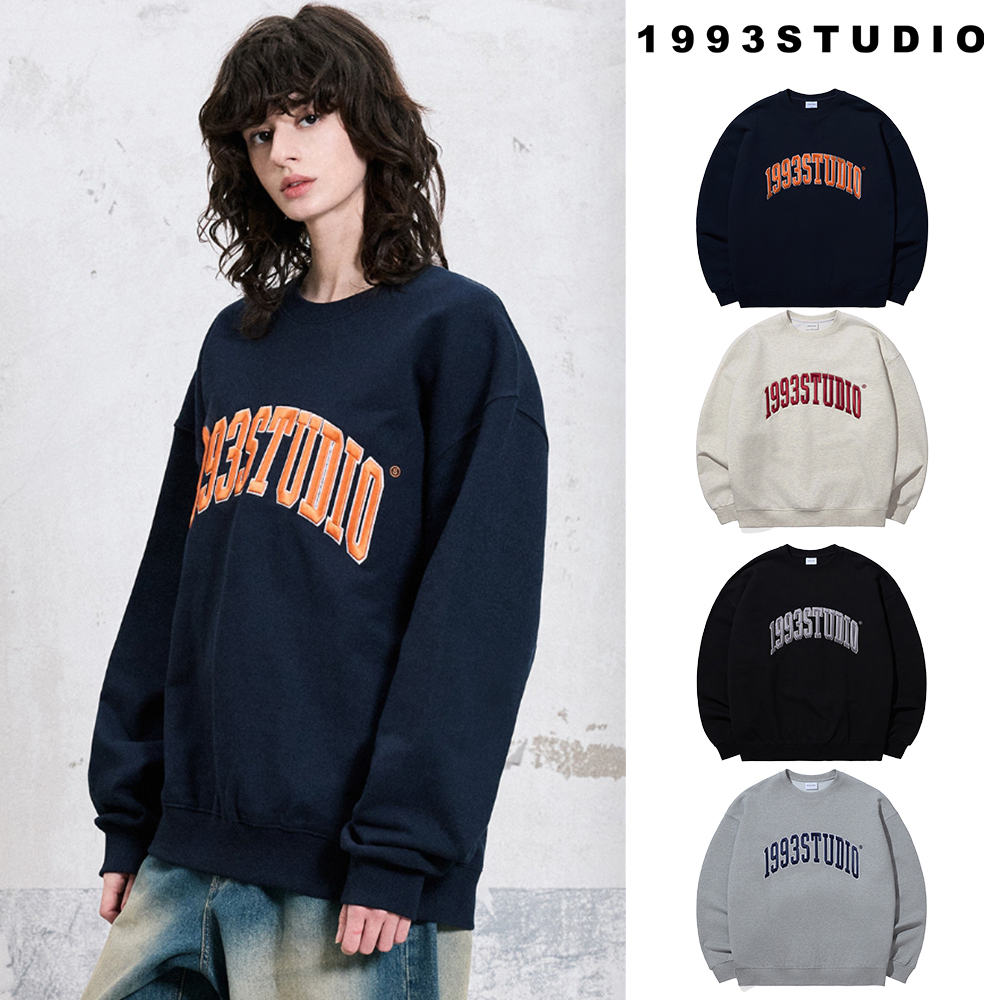 【1993studio】25SS★ Authentic Arch Logo Sweatshirt