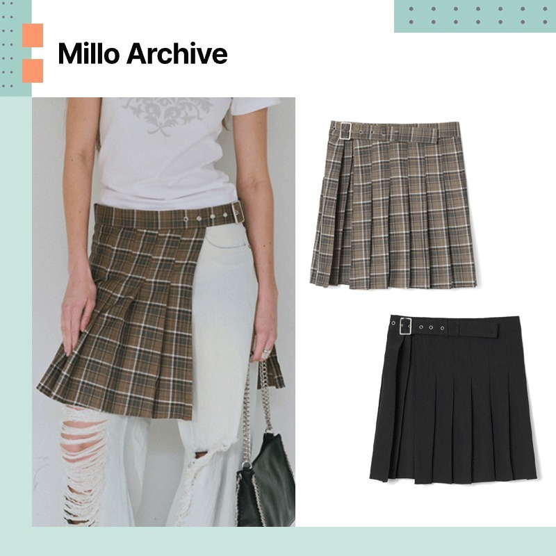 MILLO ARCHIVE ♥ Pleated Wrap belt /追跡付