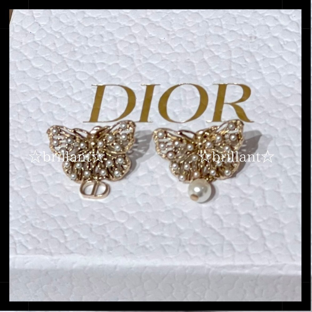 DIOR ピアスパピヨン