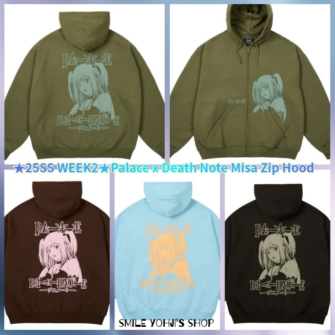 ★25SS WEEK2★Palace x Death Note Misa Zip Hood