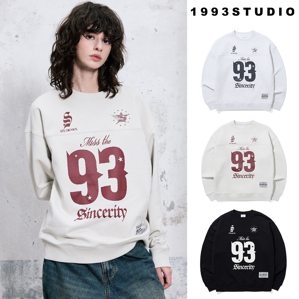 【1993studio】25SS★ Graphic Printing Sweatshirt