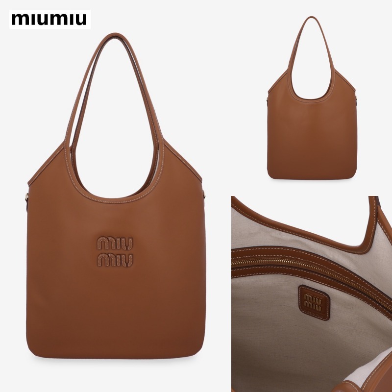 ★2025SS 超新作★MIU MIU★Classic Tote Bag (5BG2312CRWF0046)