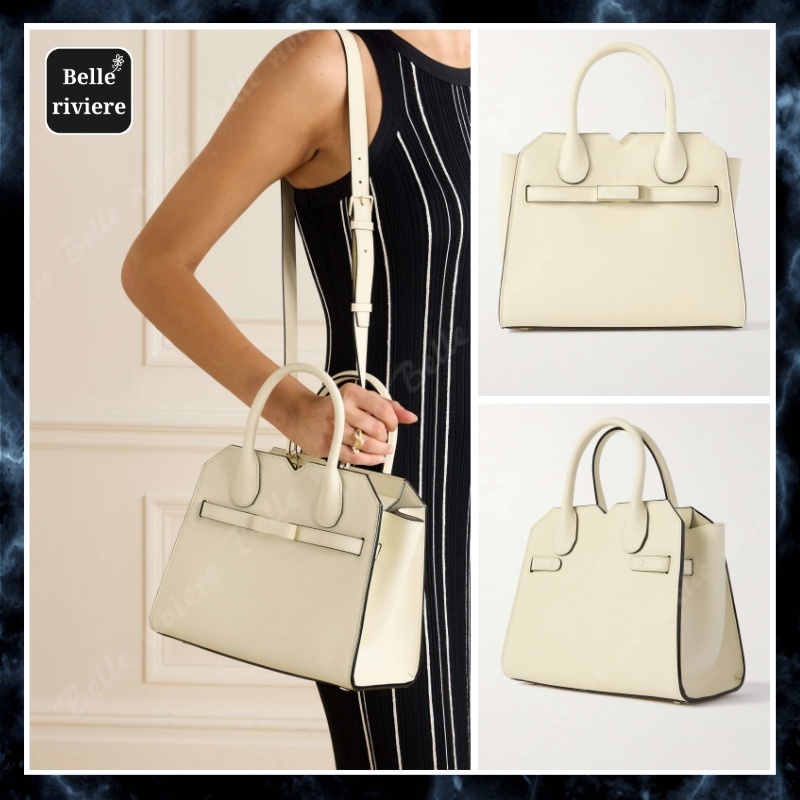 24AW new/Valextra ミラノミニテクスチャードレザートート Bag
