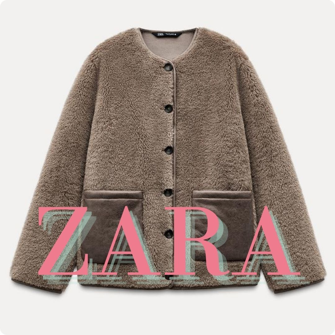 ZARA ZWコレクション ボアジャケット 3362/241