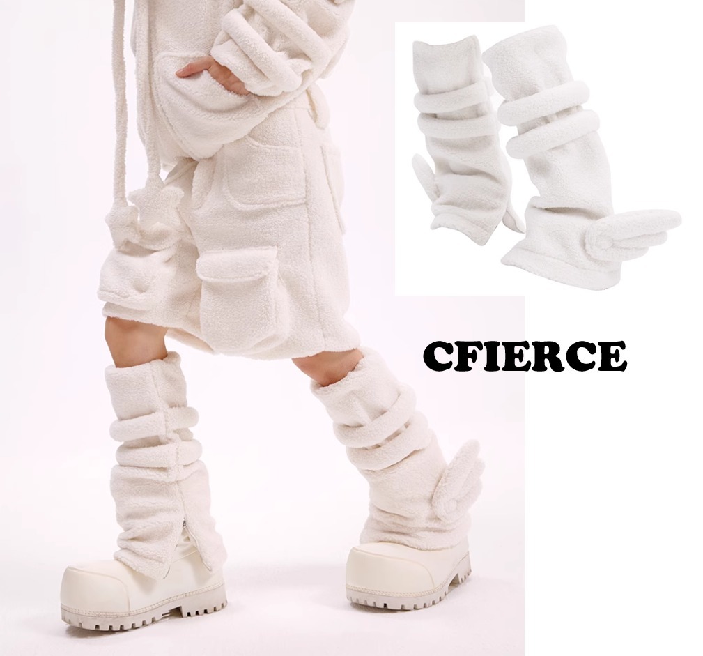 送料関税込み＜CFIERCE＞ANGEL レッグウォーマー★日本未入荷★