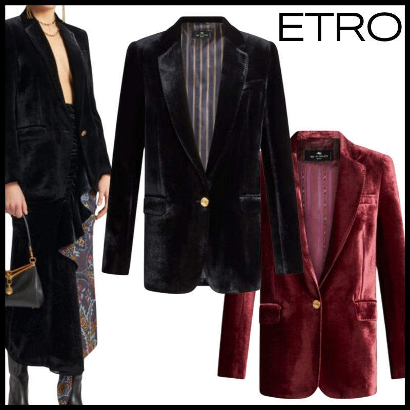 ★ETRO★エトロ ベルベット ジャケット