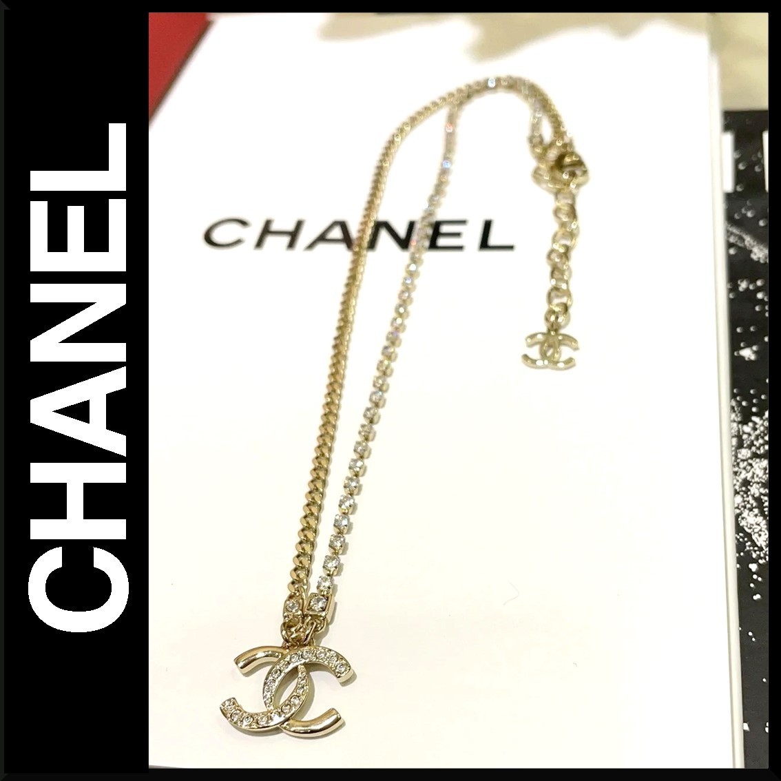 【おしゃれ★】CHANEL ネックレス CCロゴ
