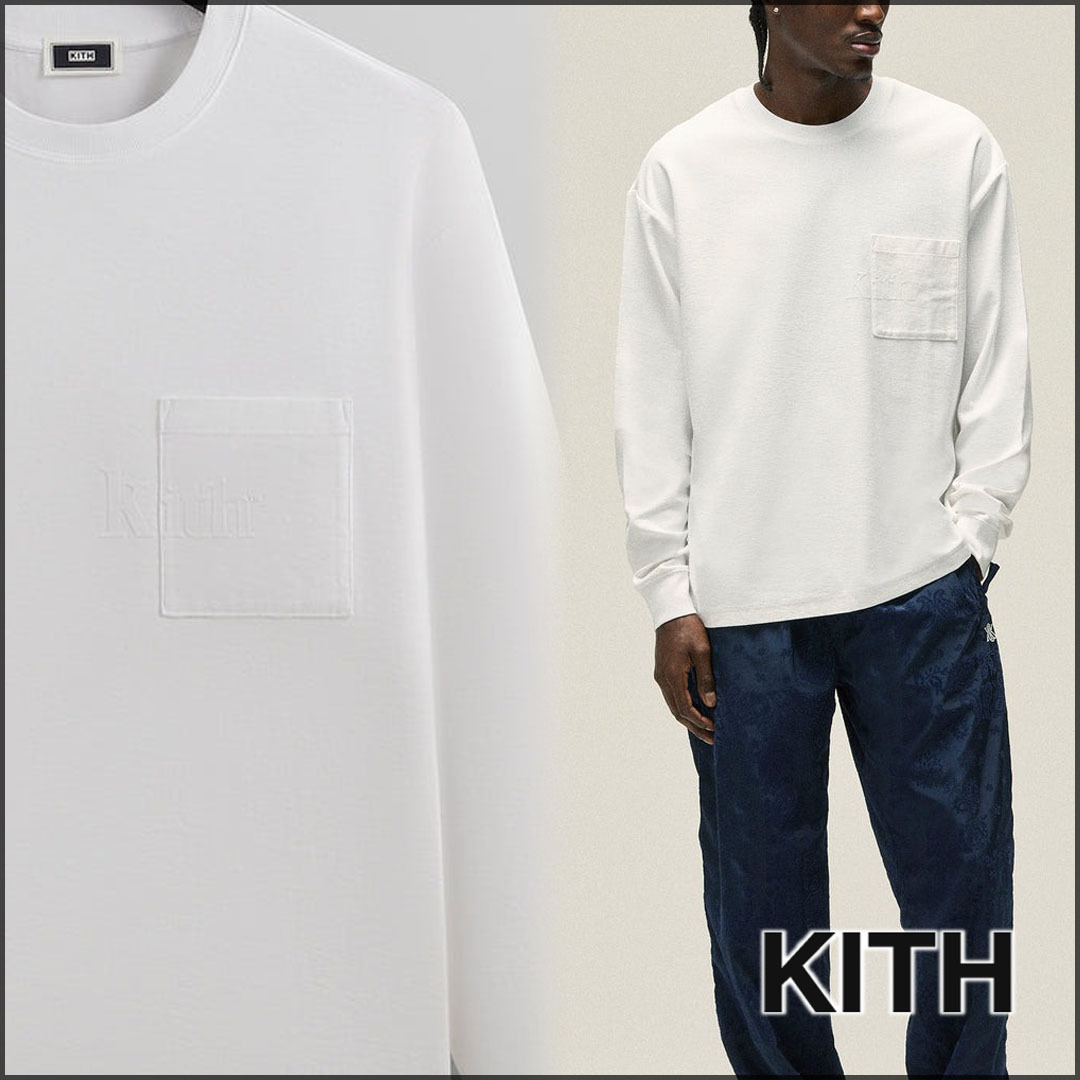 【国内発送・関税込】KITH NYC クルーネッククイン長袖Tシャツ