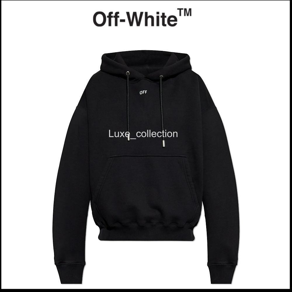 【Off-White】大人気☆ドローストリング パーカー