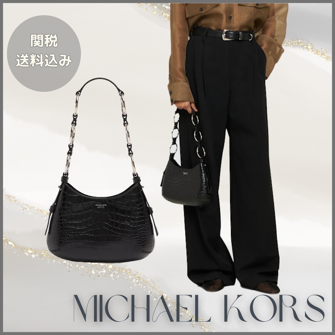 Michael Kors【関税送料込&SALE価格】クロコエンボスバッグ