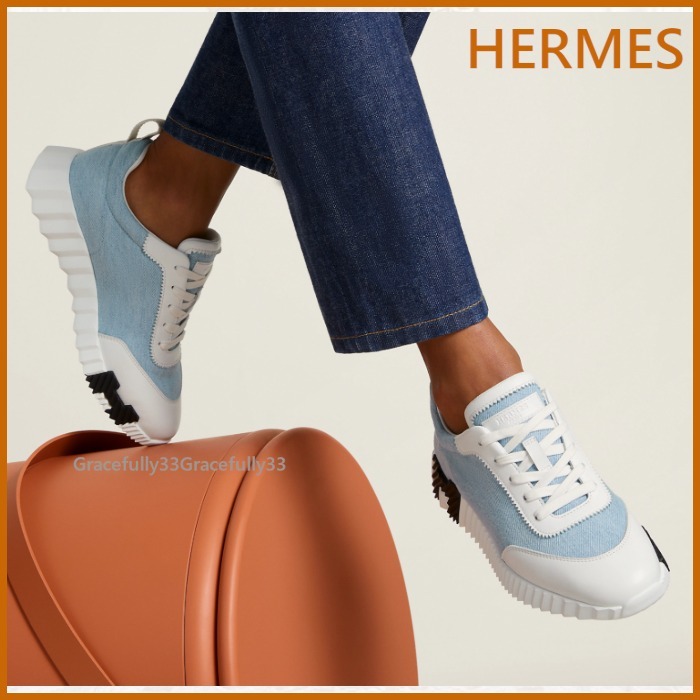 【さわやかに♪】バウンシングスニーカー さわやかに♪】バウンシングスニーカー (HERMES/スニーカー