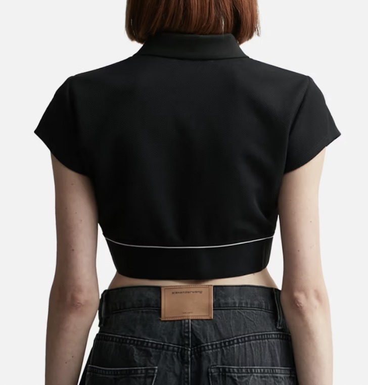 alexanderwang チアリーダーポロトップ 2カラー 関＊送込
