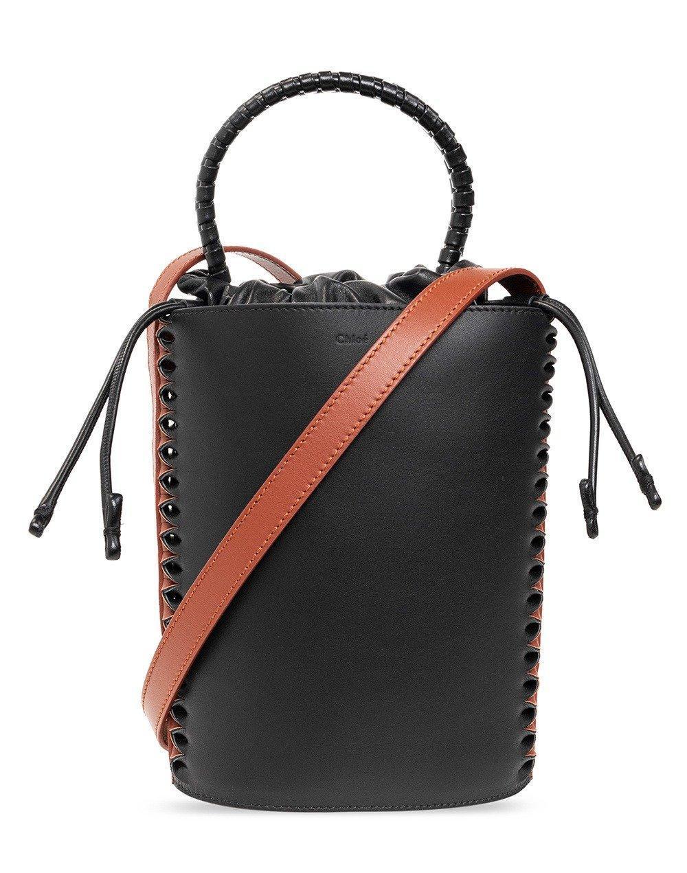 【送料&関税込】ChloAC Colour-block Bucket Shoulder Bag