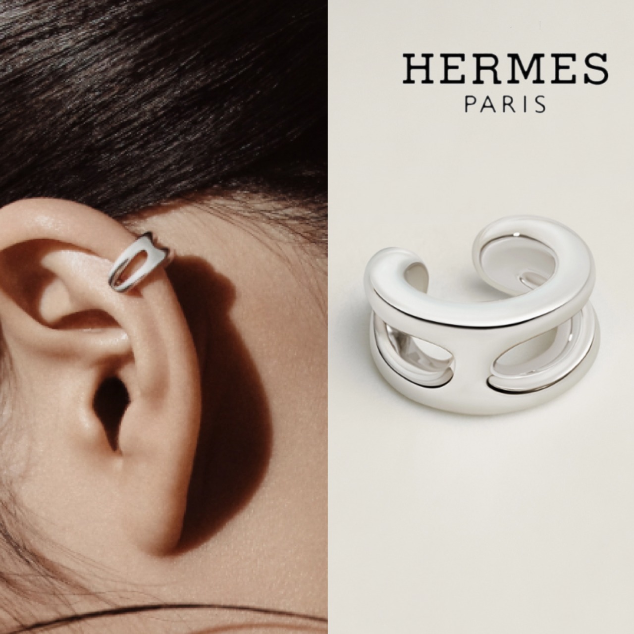 トレンディ！【HERMES】イヤーカフ