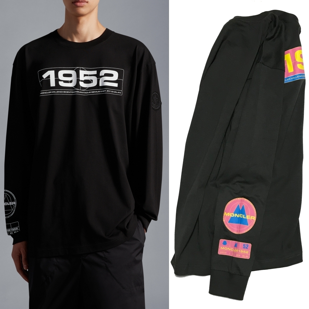 MONCLER GENIUS 1952 ロゴ ロンT ロゴパッチ モンクレール