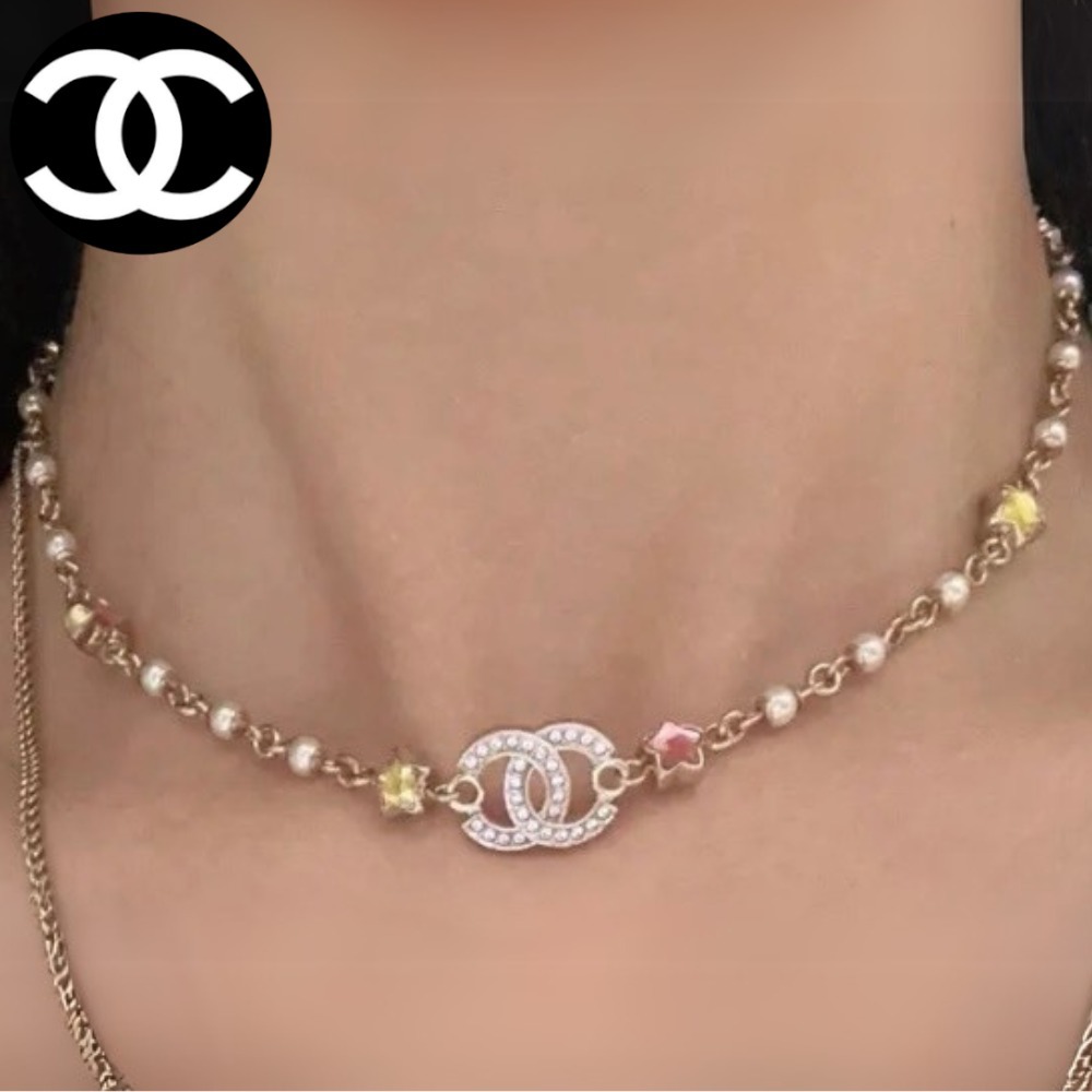 【キャンディーのような星がチャーミング☆】CHANEL ネックレス