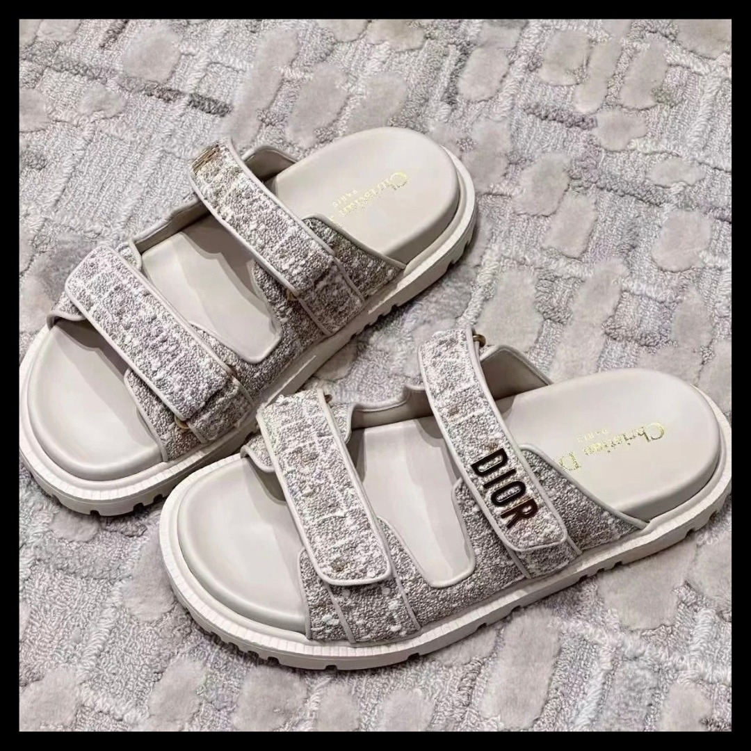【カナージュツイードが可愛い♡】Dior Dioract スライド