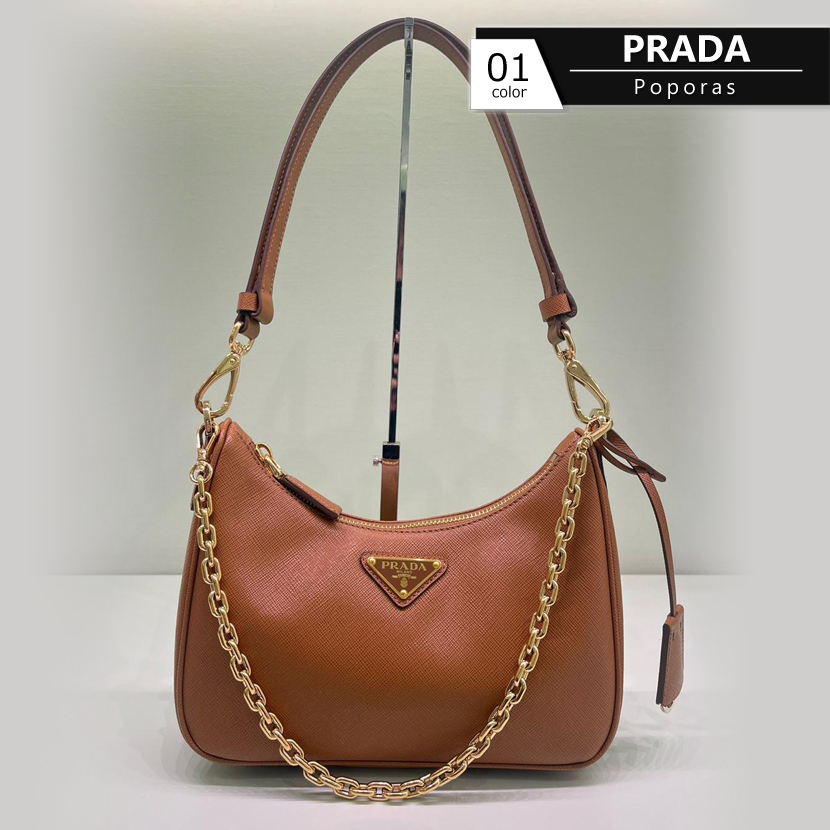 モード【PRADA】リエディション Saffiano レザーミニバッグ