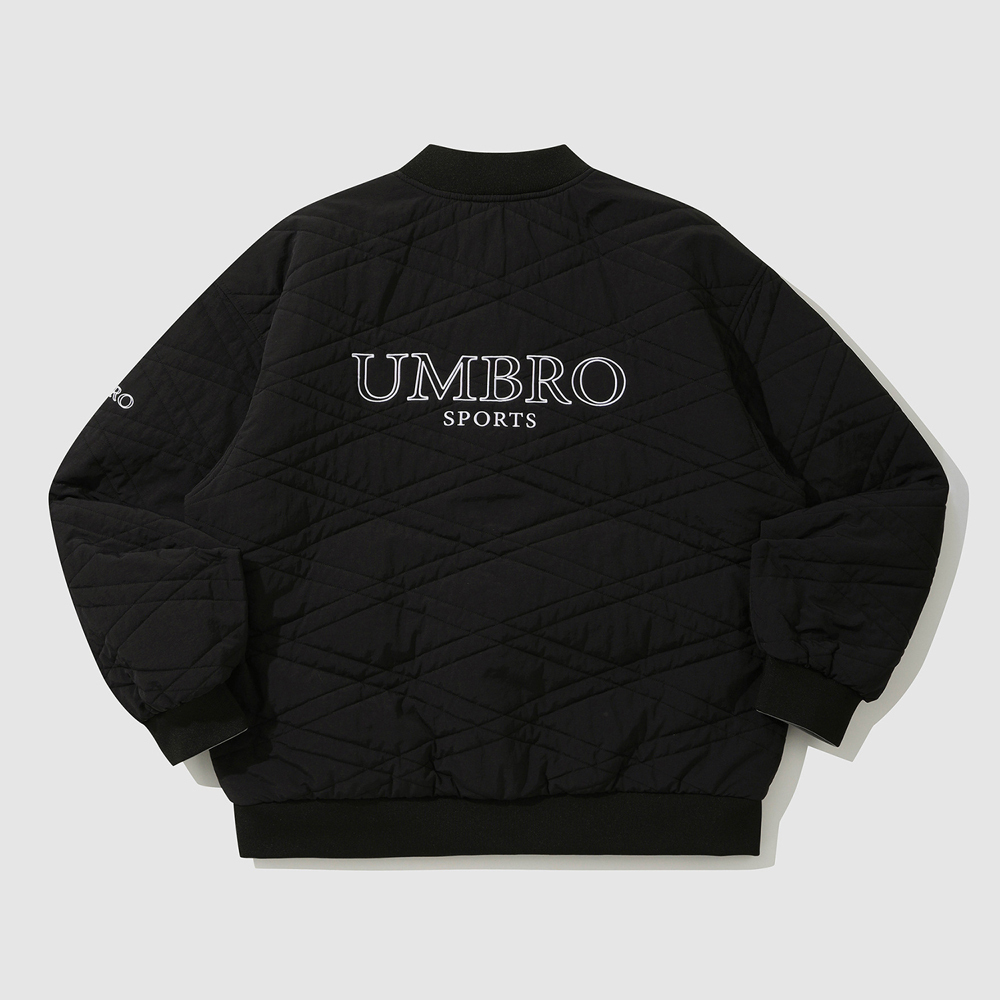 24FW]☆UMBRO☆Reversible Quilting Padded Bomber Jacket☆