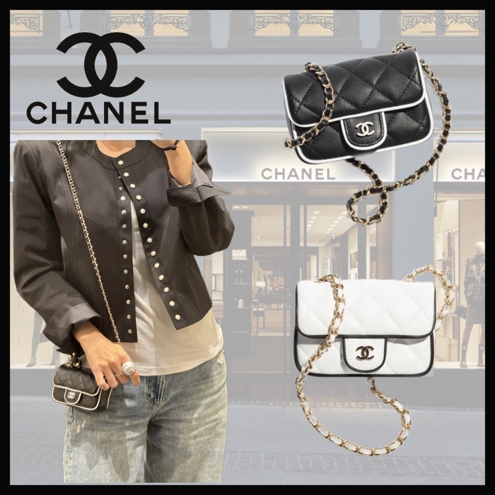 【★新作★上品なキルティング】CHANEL チェーンクラッチバッグ