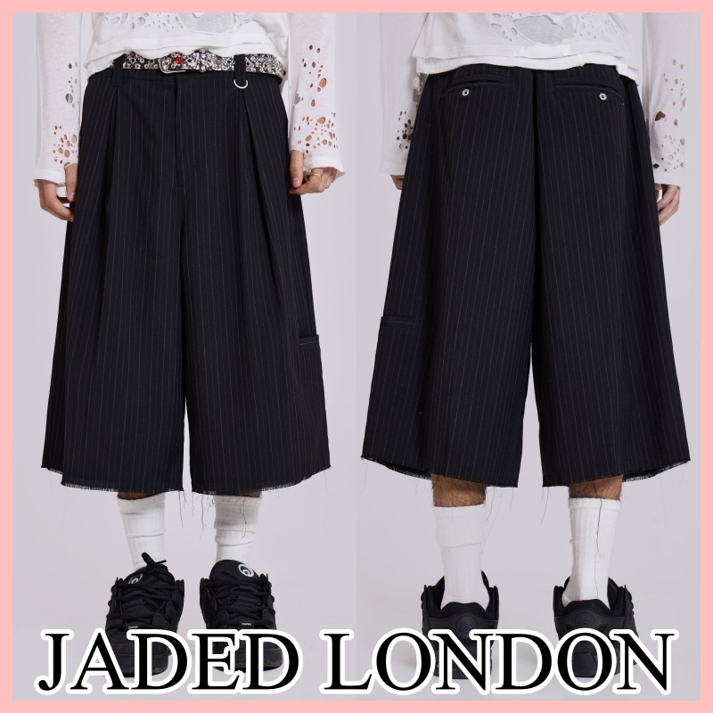 JADED LONDON ピンストライプ Goliath ショートパンツ 送料込み