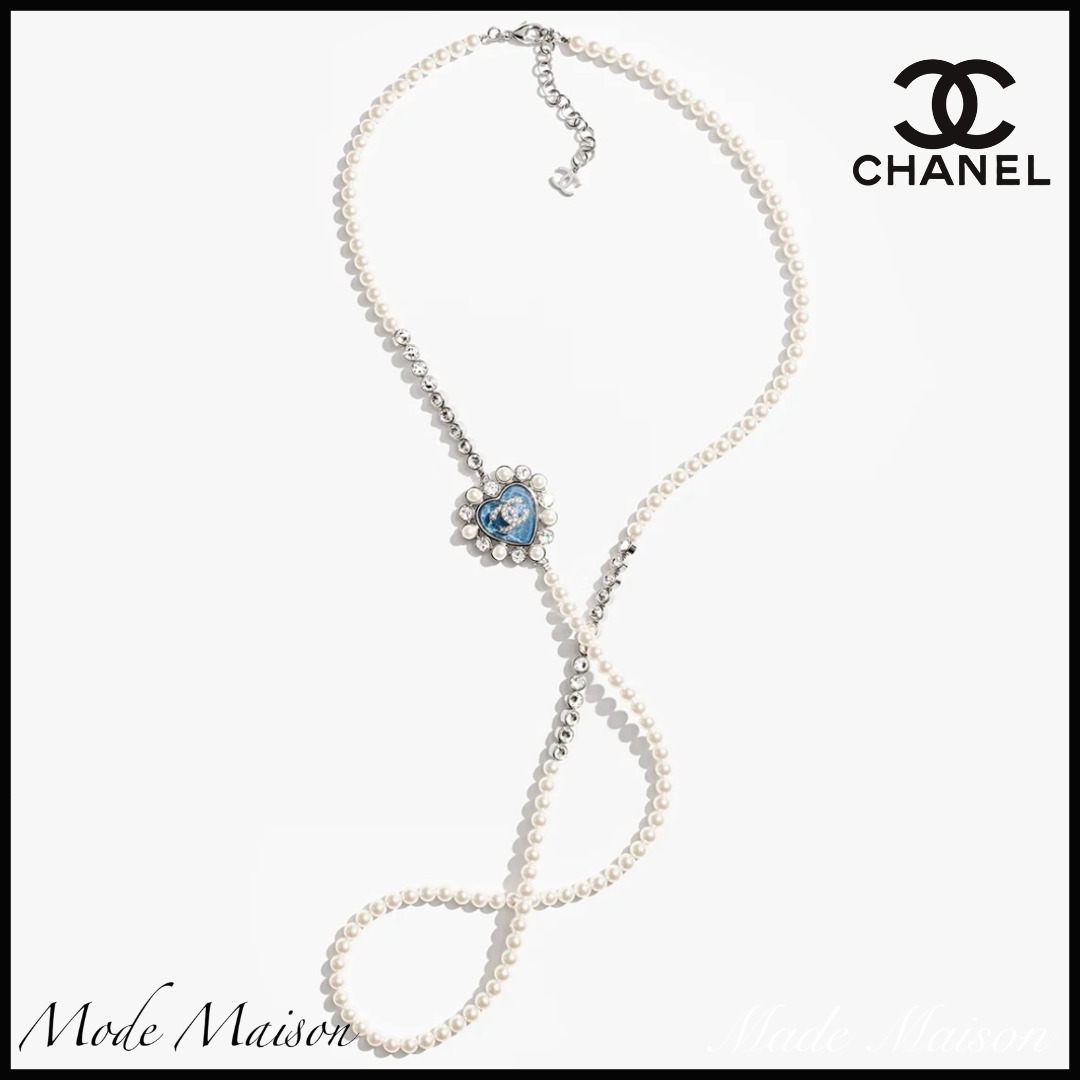 【エレガントで上品♪】CHANEL 25P ロングネックレス