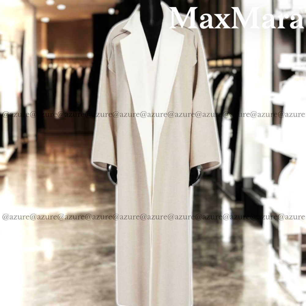 直営♪Max Mara RUNWAY ウール＆カシミヤ ロング AMOUR1234