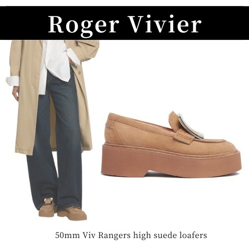 Roger Vivier◆50mm ヴィヴレンジャーズ スエード ローファー