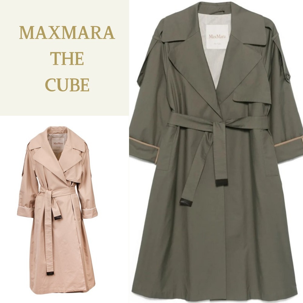 SS25関税込【MAXMARA】the cube[ユートレンチ]トレンチコート マックスマーラ☆The Cube トレンチコート UTRENCH 国内/関税込