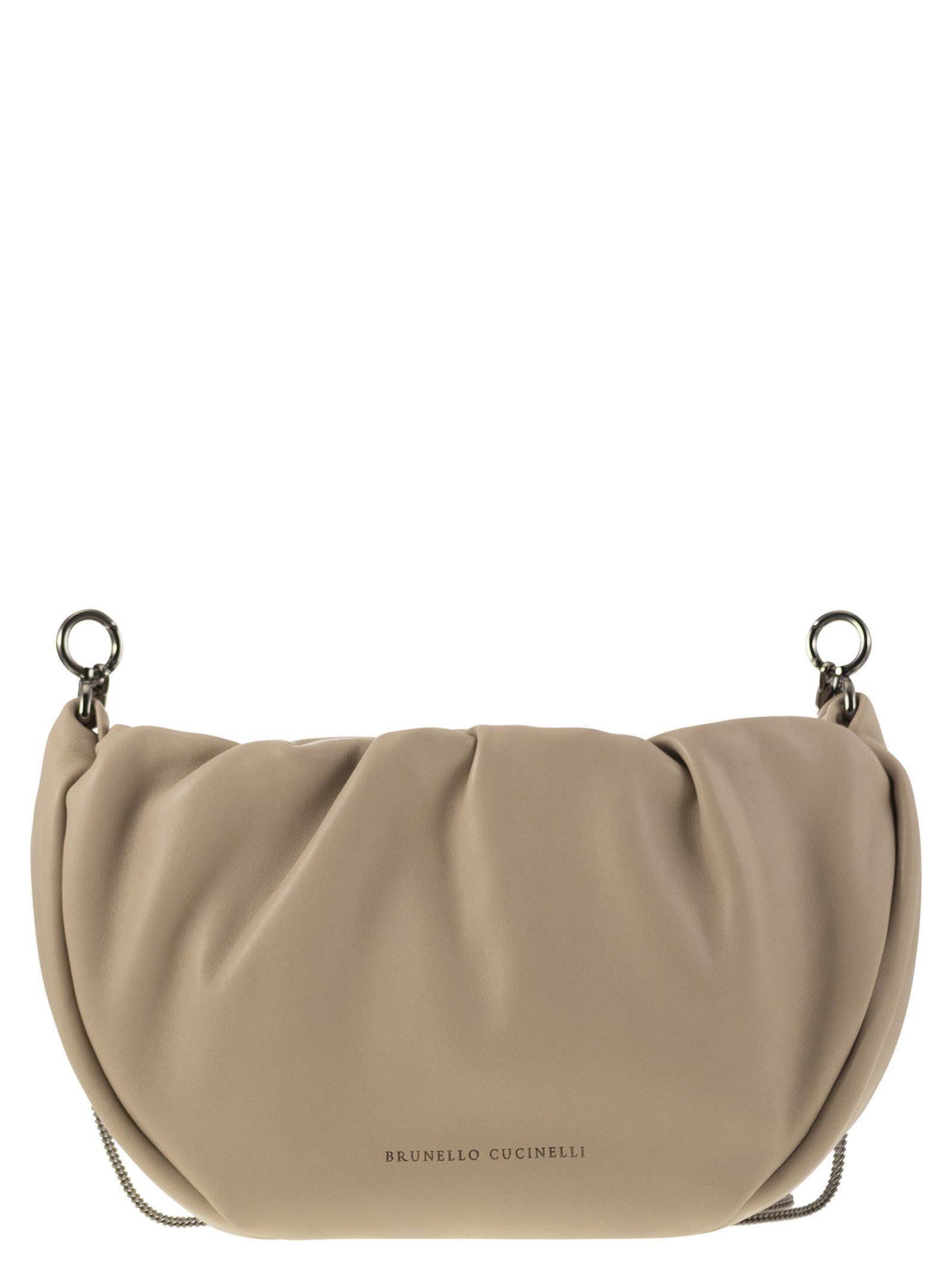 バッグ・カバンその他 BRUNELLO CUCINELLI Soft leather Brioche hobo bag with Precio
