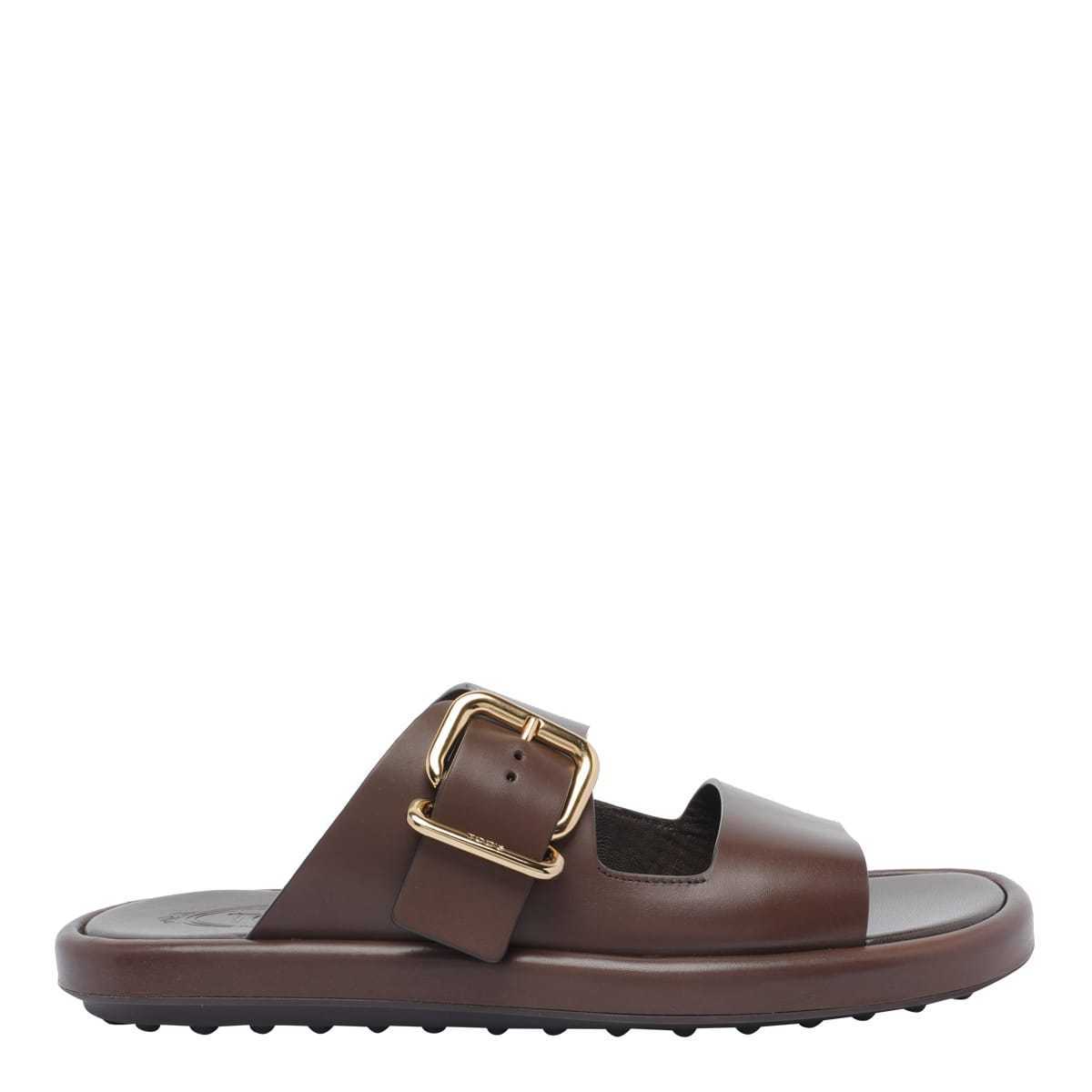 【送料&関税込】Tod's Leather Sandals