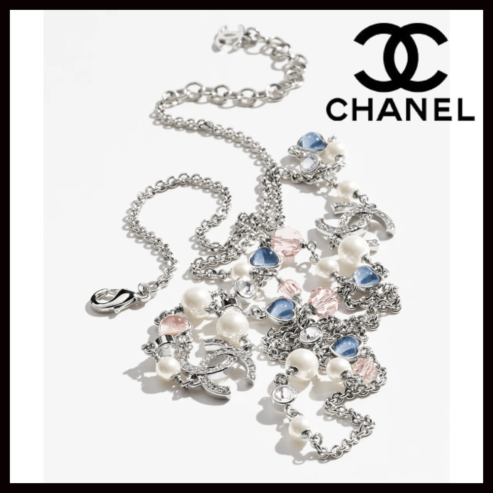 【25P・小さなモチーフが可愛い☆】CHANEL ロングネックレス