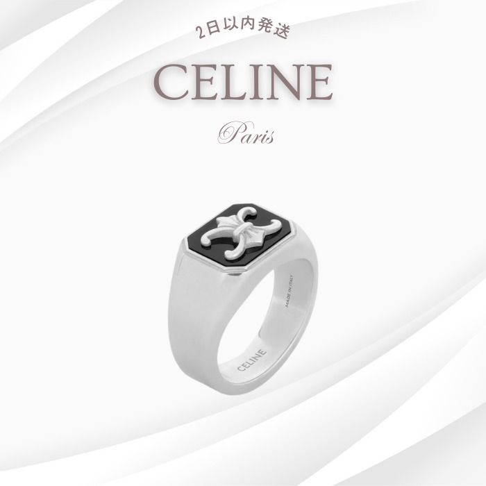 CELINE トリオンフ・ドゥ・リス シグネット リング