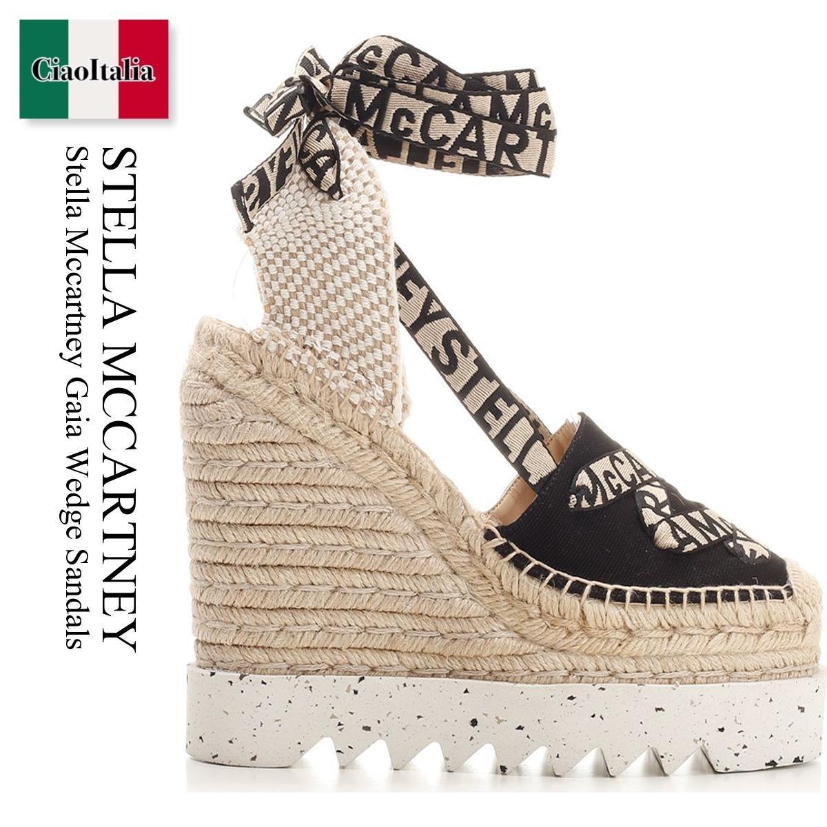 サンダル・ミュール Stella Mccartney Gaia Wedge Sandals