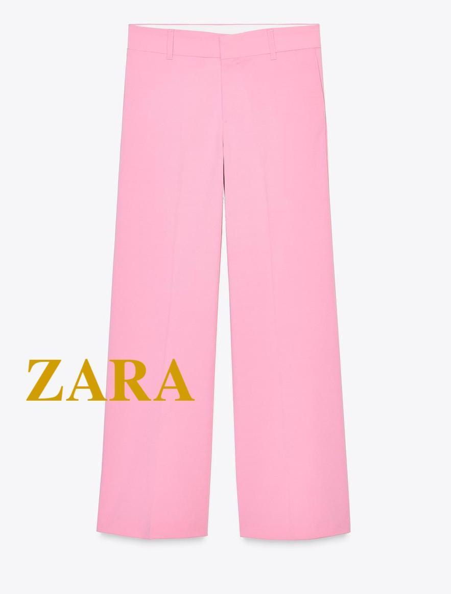 ☆ドイツ発*ZARA*新作*ハイウエストパンツ/PINK☆