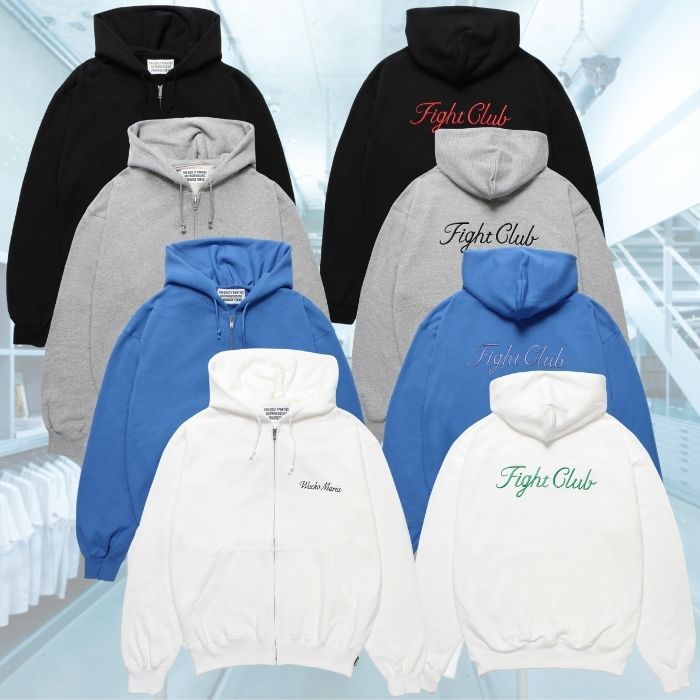 WackoMaria フルジップ フード付きスウェットシャツ タイプ2 WACKO MARIA (ワコマリア) HEAVY WEIGHT FULL ZIP HOODED SWEAT